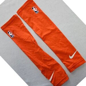 Nike NBA Arm Sleeves Medium Orange Compression Shooter Sleeves Pair